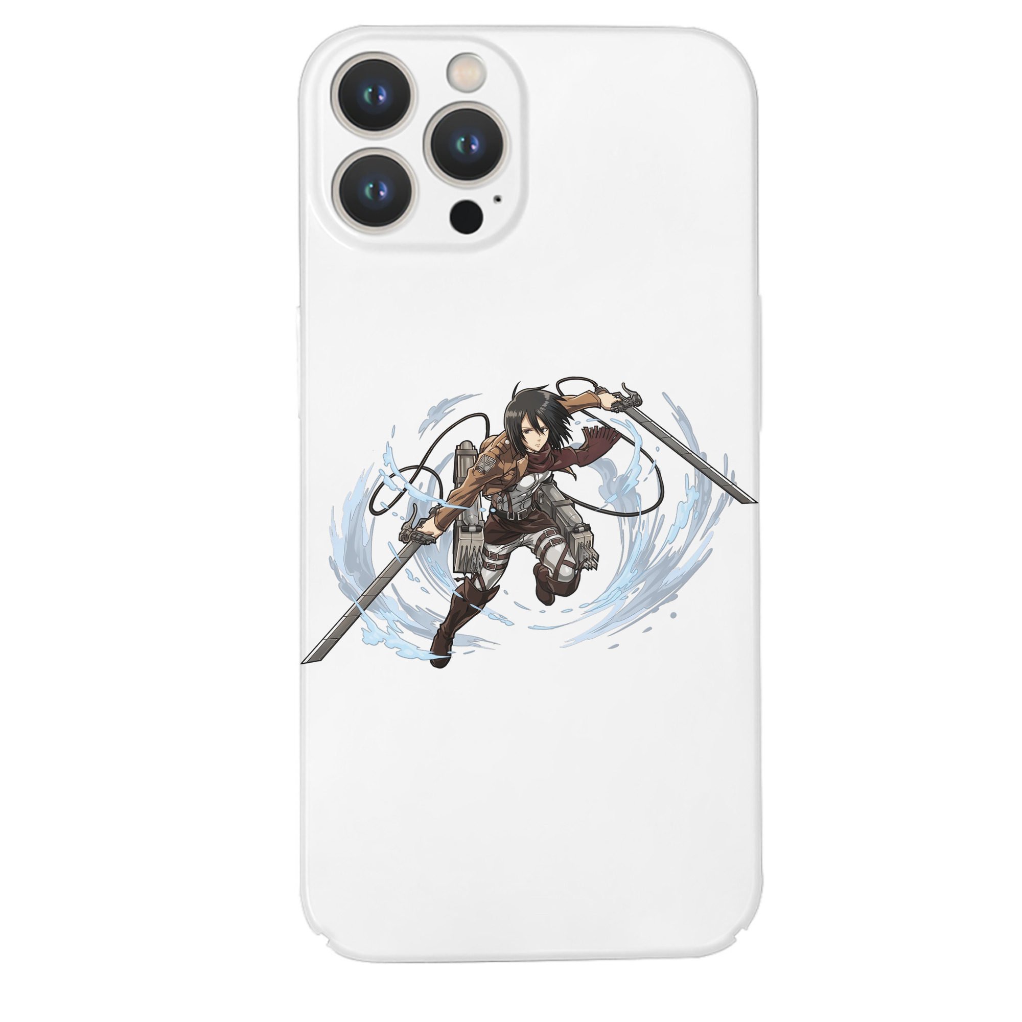 （画像用） 進撃の巨人 ミカサ·アッカーマン Attack on Titan Mikasa Ackerman 【iPhone 14シリーズ対応】ハードケース